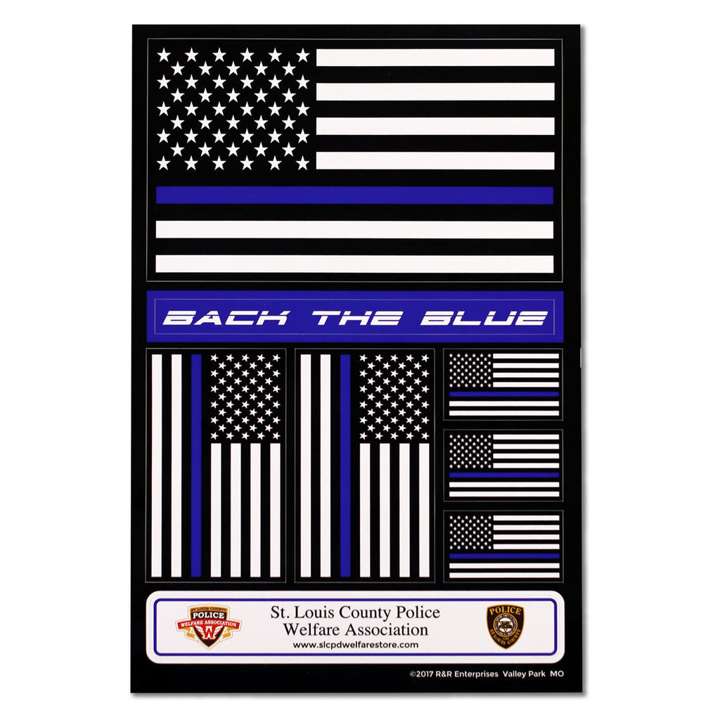 Item # CPI-069<br>"Thin Blue Line" Decal Set