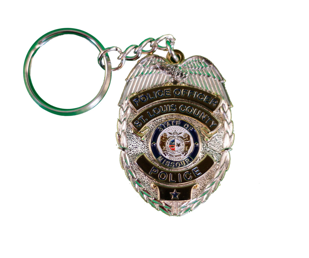 Item # CPI-011<br>St. Louis County P.D. Badge Key Chain