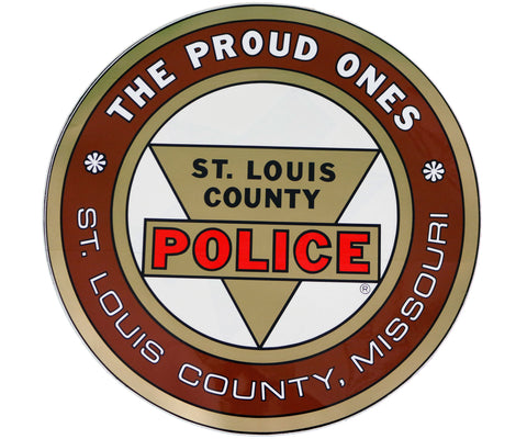 Item # CPI-045<br>St. Louis County P.D. Round Decals